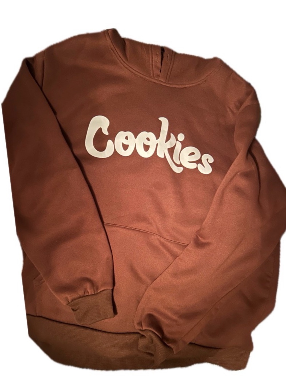 Cookies Women's Crewneck Sweatshirt in Rust Brown